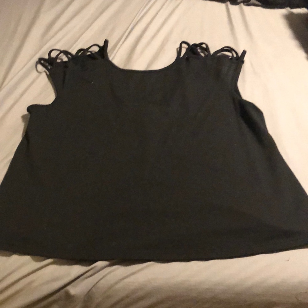 Shein black tshirt